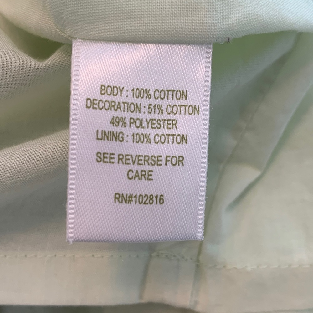 Garnet Hill Mini Skirt with lace and ribbon Size 10 - Picture 7 of 10